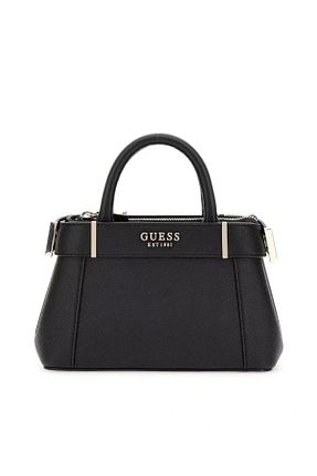کیف دوشی مشکی زنانه چرم مصنوعی Guess - کد 905844044