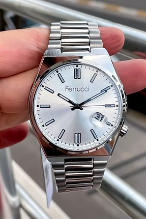 ساعت مچی مشکی مردانه 41-45 میلی متر Ferrucci - کد 814377155