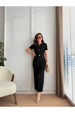لباس مشکی زنانه بافتنی FioriModa - کد 927584621