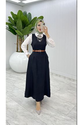 لباس حجاب مشکی زنانه رگولار moda alkoc - کد 938397171