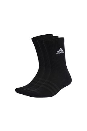جوراب مشکی زنانه پنبه ای adidas - کد 938410291
