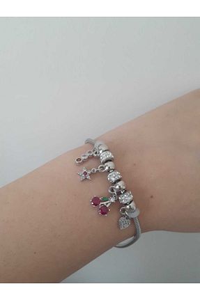 دستبند استیل (فولاد) متالیک زنانه استیل (فولاد) bijoux uniques - کد 938421426