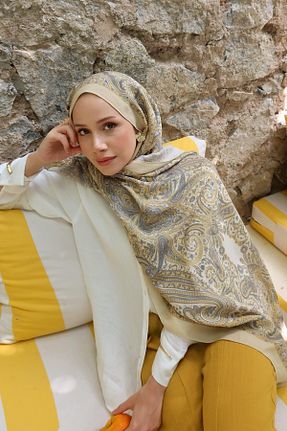 شال رنگی زنانه پنبه ای carell - کد 938424234