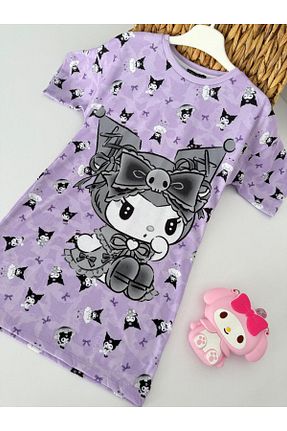 لباس بنفش بچه گانه پنبه ای minnoşkidsbutik - کد 938420171