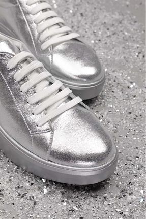 کفش آکسفورد متالیک زنانه چرم خالص Elile Shoes - کد 938421627