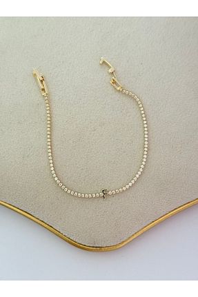 دستبند جواهر طلائی زنانه زیرکن MyladyAccessoriess - کد 938421083