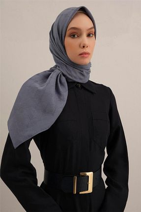 روسری طوسی پنبه ای Armine - کد 934724434