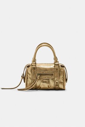 کیف دوشی زرد زنانه پلی استر Stradivarius - کد 938427217