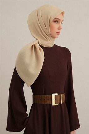 روسری بنفش پنبه ای Armine - کد 934736764