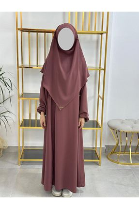 لباس حجاب صورتی بچه گانه اورسایز R&S modibone - کد 938429220