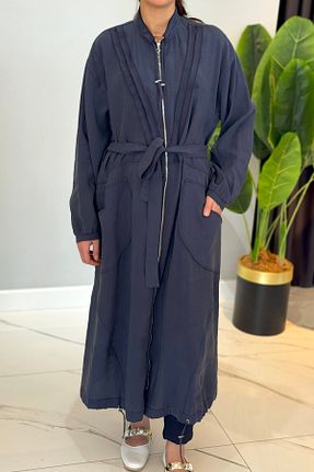 کت حجاب سرمه ای زنانه رگولار Ceremony - کد 938774218