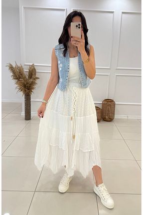 دامن نباتی زنانه Butik - کد 938426857
