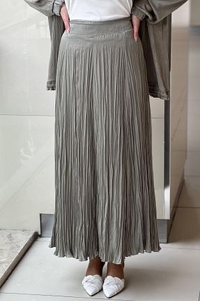 دامن رنگی زنانه ساتن FUAT GÜRSEN - کد 938441236