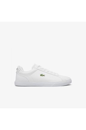 کفش اسنیکر سفید مردانه بند دار Lacoste - کد 670307631