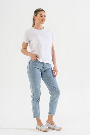تیشرت سفید زنانه رگولار SWOMA - کد 926328451