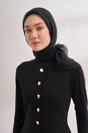 روسری مشکی İpek Tivil ARMANDA - کد 894718870