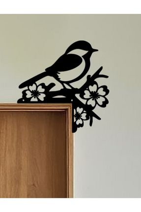 تزئینات درب مشکی چوب Karenza Home - کد 935066009