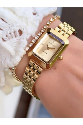 ساعت مچی طلائی زنانه 26-30 میلی متر Ferrucci - کد 803438913