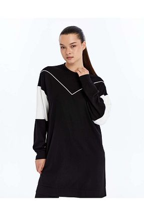 ست بالاتنه و پائین تنه حجاب مشکی زنانه Relaxed MODA İKNA - کد 938438269