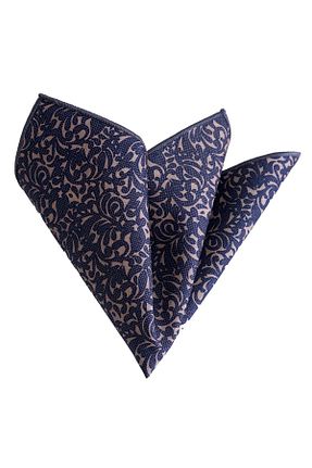 دستمال جیبی سرمه ای مردانه پارچه ای Exve Exclusive - کد 926327619