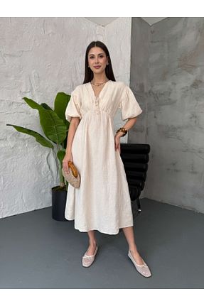 لباس بژ زنانه Relaxed Elif Özbey Butik - کد 938446826