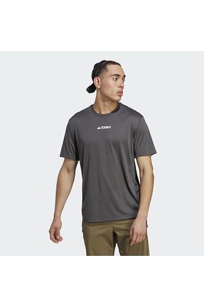 تیشرت اسپرت طوسی مردانه رگولار adidas - کد 741694462