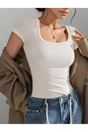 بلوز سفید زنانه ساده Wearflawless - کد 938443270