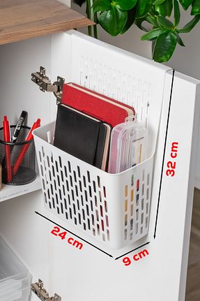 نظم دهنده حمام سفید پلاستیک Porsima - کد 752366989