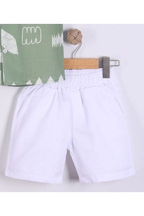 ست بالاتنه و پائین تنه سفید بچه گانه بافت Pollito - کد 938454531