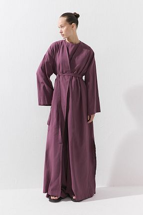ست بالاتنه و پائین تنه بنفش زنانه بافتنی Hooopstore - کد 938453803