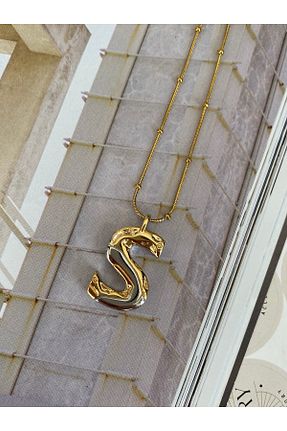 گردنبند استیل ( فولاد ) سفید زنانه استیل ضد زنگ Pinery Jewels - کد 938456659
