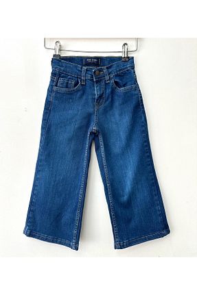 شلوار جین آبی بچه گانه پاچه پهن rois kids - کد 760422912