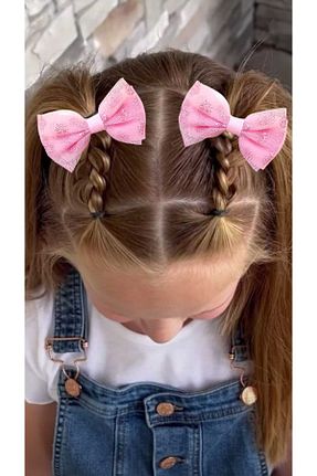 گیره سر صورتی بچه گانه ساتن Eva Rose - کد 938790240
