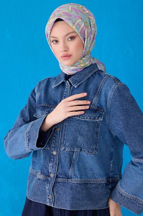 روسری فیروزه ای İpek Tivil Belli - کد 938453258