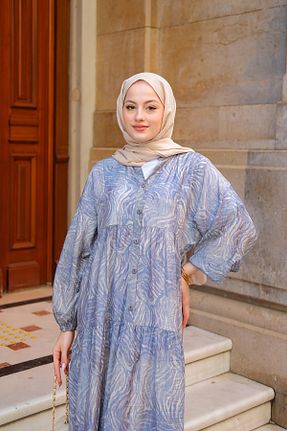 لباس آبی زنانه بافتنی LOCCO - کد 938464738