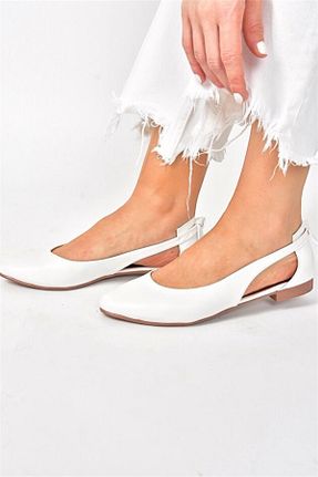 بابت سفید زنانه پارچه ای LANDSHOES - کد 934401830