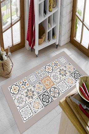 فرش آشپزخانه طوسی پلی استر AYMİRAHOME - کد 938797436