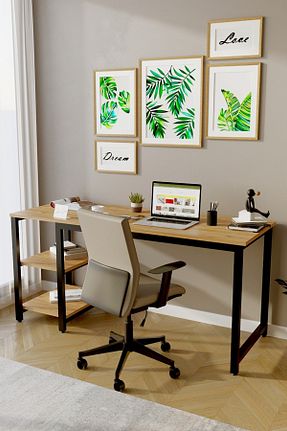 میز تحریر قهوه ای 75 سانتی متر reflekta - کد 855717691