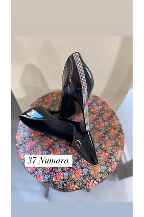 کفش استایلیتو مشکی پاشنه نازک LADİESHOE - کد 938812928