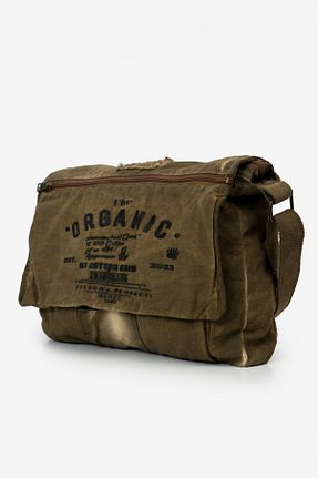 کیف پستچی خاکی زنانه پارچه ای old cotton cargo - کد 346322857