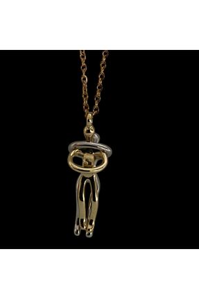 گردنبند استیل ( فولاد ) زرد زنانه استیل (فولاد) bircan yıldırım niyet bulutları - کد 938497581