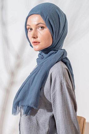شال طوسی زنانه پلی استر Javel - کد 938512760