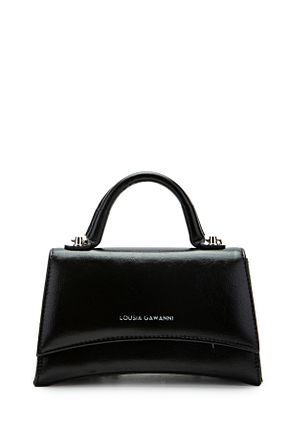 کیف دوشی مشکی زنانه چرم مصنوعی minebag - کد 937429387