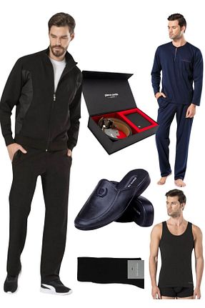 ست لباس راحتی رنگی مردانه ساده Pierre Cardin - کد 925702854