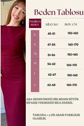 لباس زرشکی زنانه بافتنی Dilay Gökoğlu Butik - کد 923485812