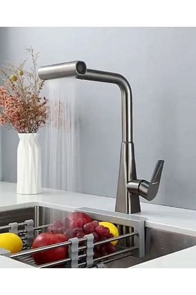شیر سینک ظرفشویی طوسی FLEKO - کد 938527171
