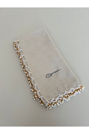 روسری بژ پنبه ای BENLİ - کد 938550073