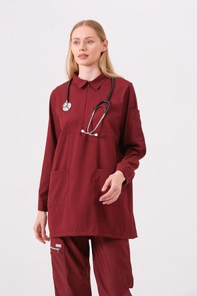 لباس کار زرشکی SWAN UNIFORM - کد 936205457