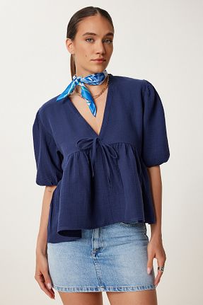بلوز مشکی زنانه رگولار Lovelyİstanbul - کد 938638480