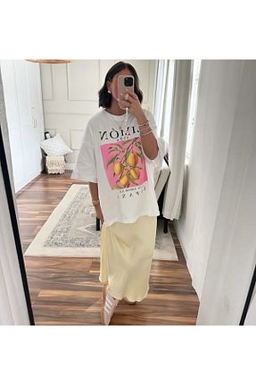 تیشرت سفید زنانه رگولار The Champ Clothing - کد 938481379